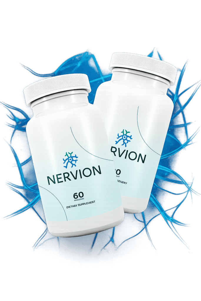 Nervion Premium Natural Nerve Support Supplement Bottle